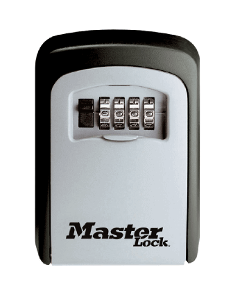 Master Lock Schlüsseltresor mit Zahlenschloss zur sicheren Aufbewahrung von Schlüsseln für Außenbereich Master Lock Schlüsseltresor in Grau mit Zahlenschloss, ideal zur sicheren Schlüsselaufbewahrung im Außenbereich
