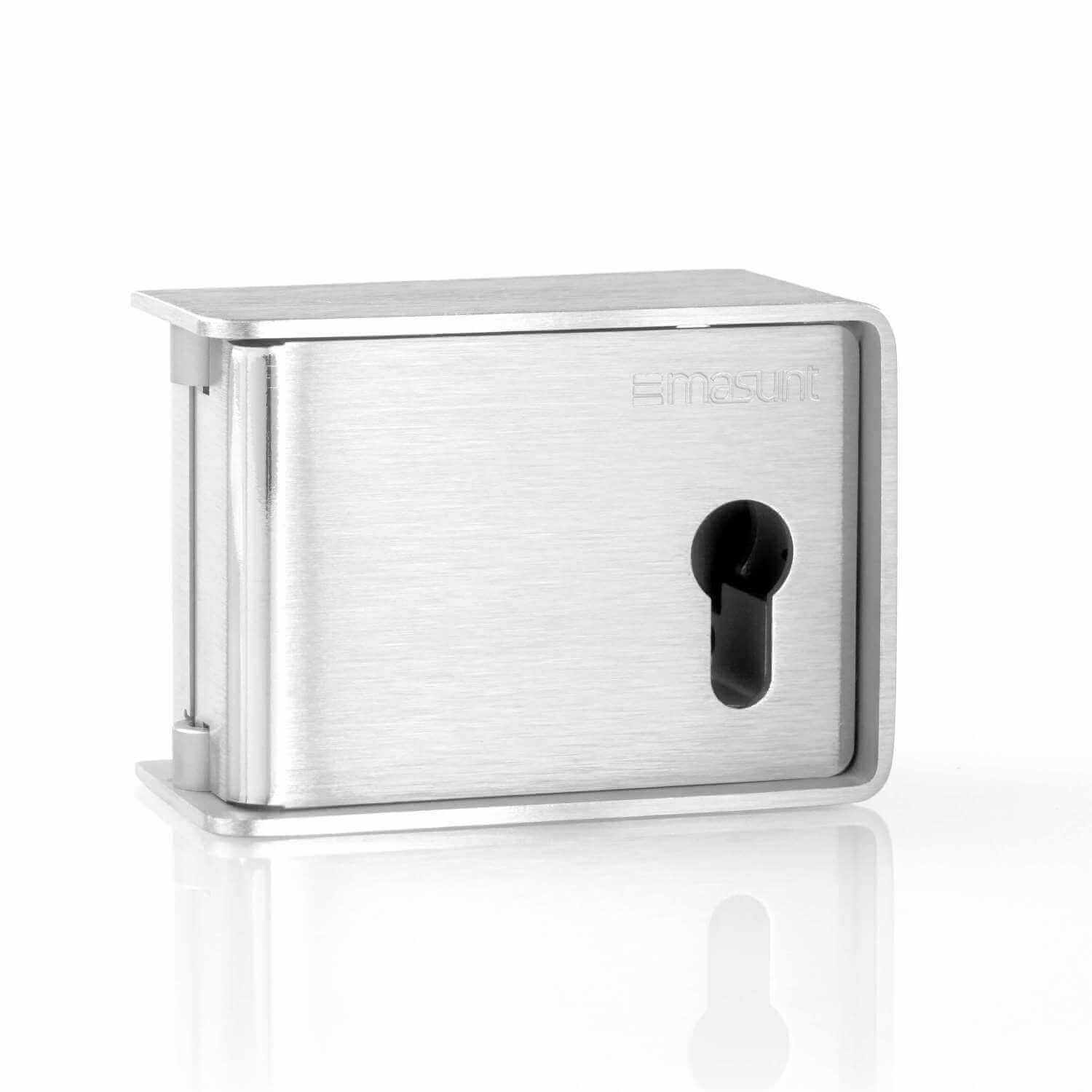 masunt-Aufputztresor-PHZ221_seitlich_geschlossen_square Schlüsseldepot 221 Edelstahl V2A für Profilzylinder vorgerichtet