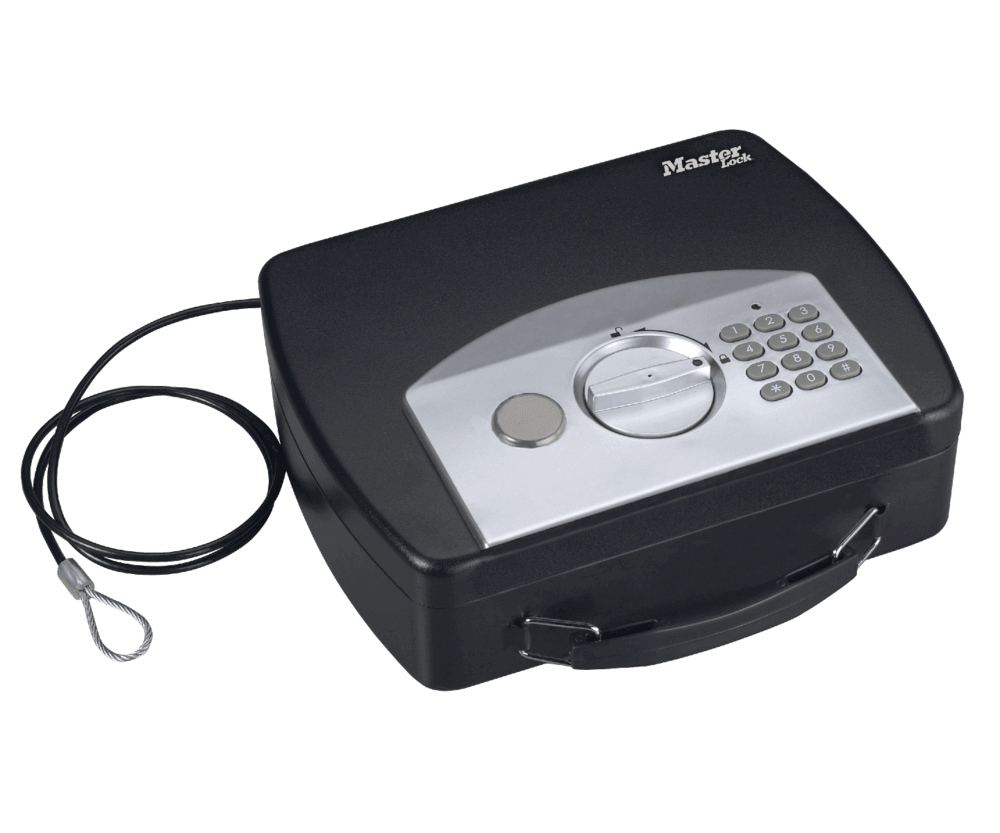 P008EML_closed Master Lock P008EML Dokumentenkassette mit digitaler Kombination