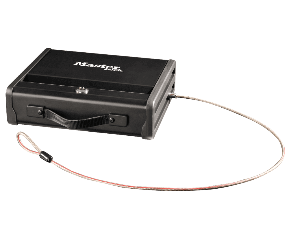 PP1KML_closed Master Lock PP1KML Kompakter Safe mit Sicherungskabel
