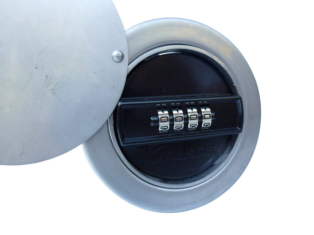 Halbzylinder ABUS EC550 Rohrtresor Safe Schlüsselsafe kompl aus Edelstahl inkl 